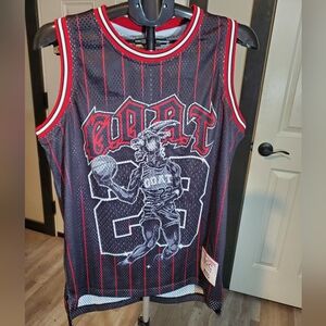 NWT Jordan #23 Goat Black Red Basketball Jersey SIZE MENS SMALL